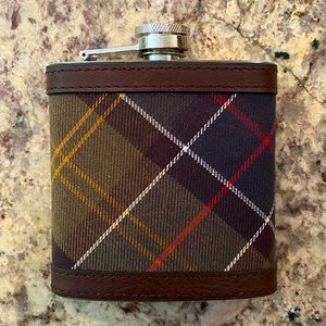 Barbour Hip Flask - Dark Brown